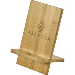 Okiyo Ekslens Bamboo Phone Stand Branded